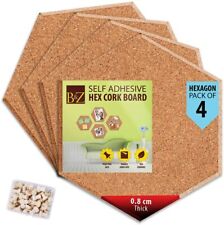 B&Z Cork Tiles Hexagon Self