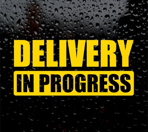 Delivery progress vinyl - delivery, in