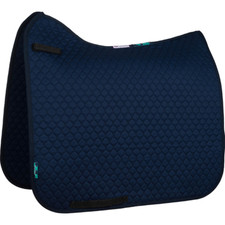 Griffen Nuumed Hi Wither Everyday Saddlepad White Navy Dressage GP CC