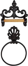 Toilet Roll Holder & Towel