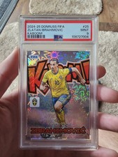 2024/2025 Panini Kaboom Zlatan Ibrahimovic Donruss PSA 9