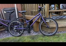 Carrera Purple JNR Saruna child bike 20" wheel with aluminium frame, Revo7 speed