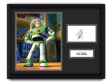 Tim Allen Signed 16x12 Framed Photo Display Autograph Buzz Lightyear Toy Story