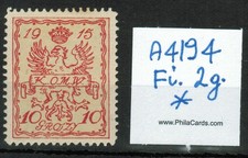 POLAND Local Issue Warsaw Fi. 2g TESTED JENDROSZEK MH #A4194