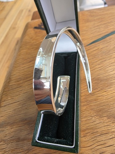 925 silver torque bangle - 925,