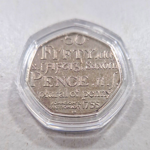 2003 50p coin - 50p, elizabeth