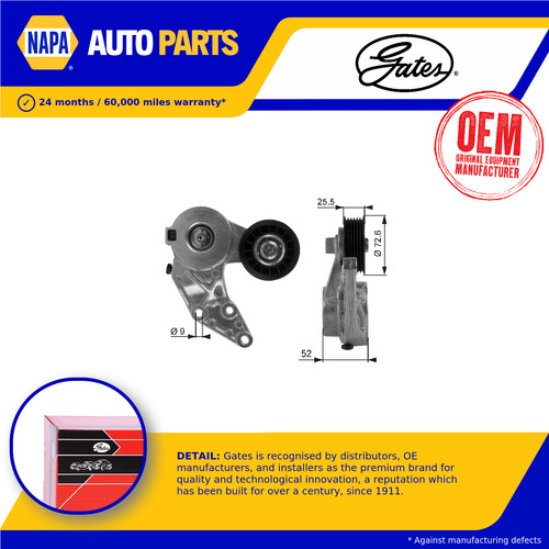 Aux belt tensioner fits - tensioner, vw