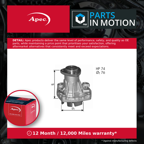 Water pump awp1083 - water,