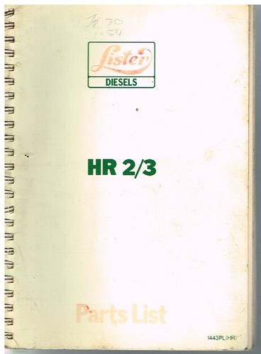 Lister hr2 hr3 industrial - hr2, &