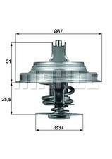 TX 25 71D MAHLE Thermostat