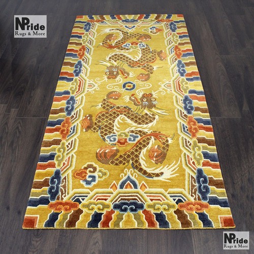 Authentic hand knotted double - authentic,