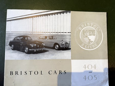 BRISTOL 404 and 405 SALES