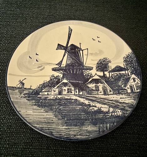 Vintage delft plate - delft,