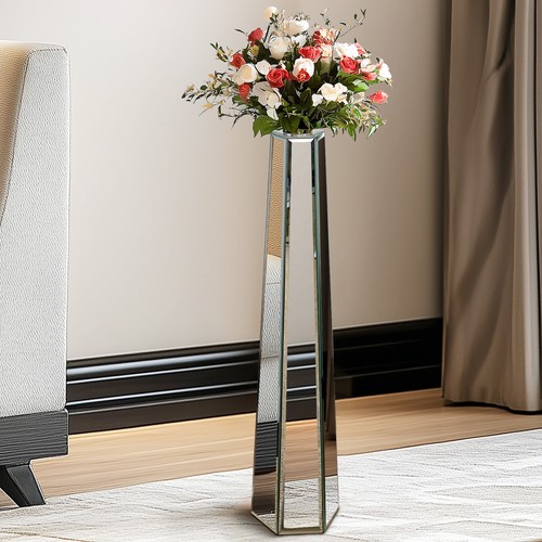 Mirrored flower vase stunning - flower,