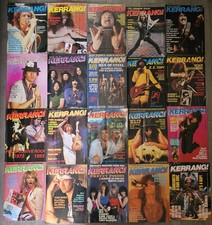 Vintage 1980s Kerrang magazine