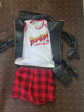 WWE Rubies Rowdy Ronda Rousey Full Costume Size 7-8 | Officially Licensed 