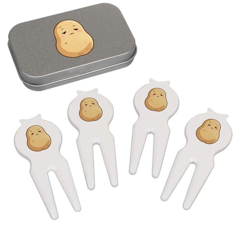 Sleepy potato golf divot - potato',