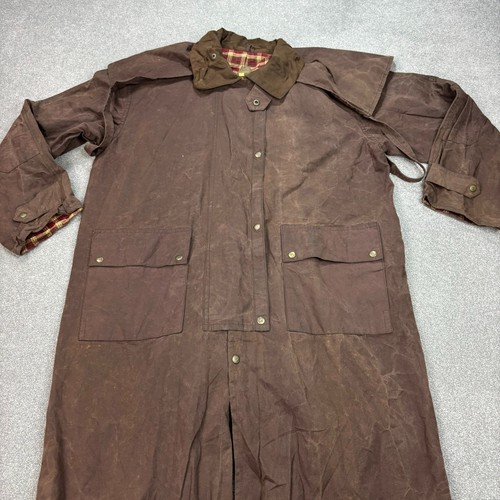 Wax jacket adult large brown - jacket,