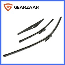 Front&Rear Windscreen Wiper Blades Set For Vauxhall Opel Corsa D E 2006-2014