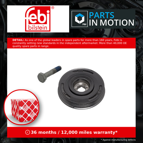 Crankshaft pulley fits peugeot - pulley,