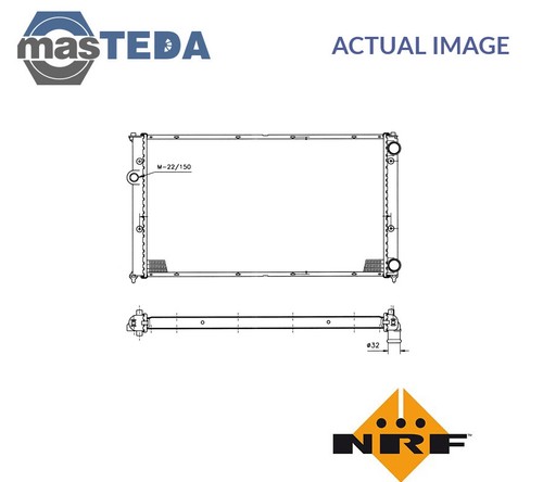 50458 engine cooling radiator - engine,