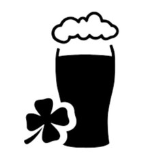 LUCKY PINT VINYL STICKER FOR