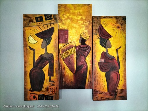 Vintage large african tribal - vintage,