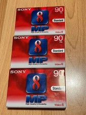 3 xSony Video8 MP 90 Mins