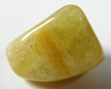 LOVELY GOLDEN BERYL or HELIODOR TUMBLESTONE - 1.7 x 1.3  cms 5.14 gms  #9