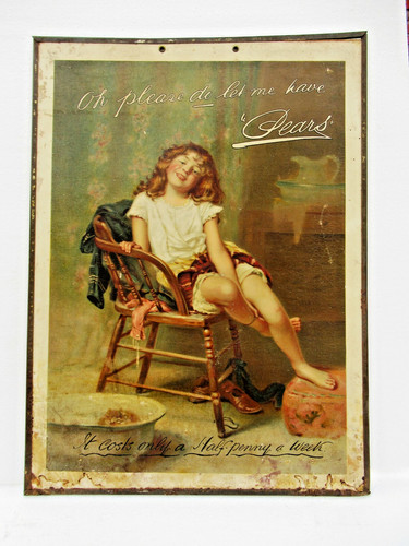Vintage pears soap advertising - pears,