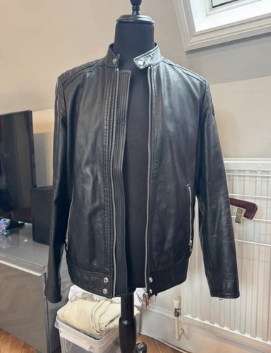 Men rare black leather - black,