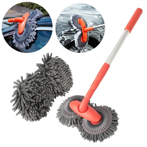 Double brush head mop - double,