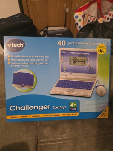 Vtech challenger blue laptop - vtech,