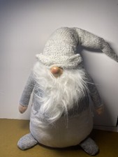 Large Scandinavian Gonk Grey/white 40cm Tall