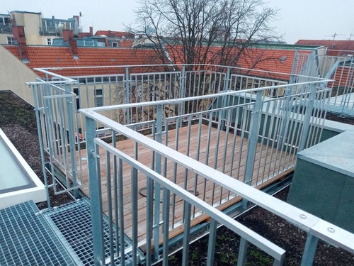 Metal roof terrace steel - roof,