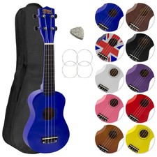 Mad About Soprano Beginners Ukulele with Bag, Pick & Carbon Strings 