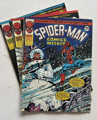 Marvel spider man comics - uk,
