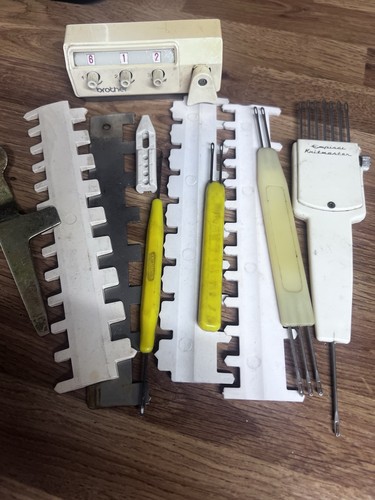 Knitting machine and - machine,