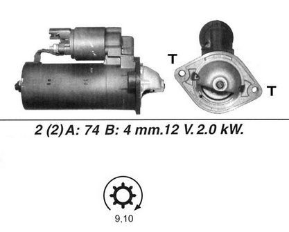 Genuine wai starter motor for - starter,
