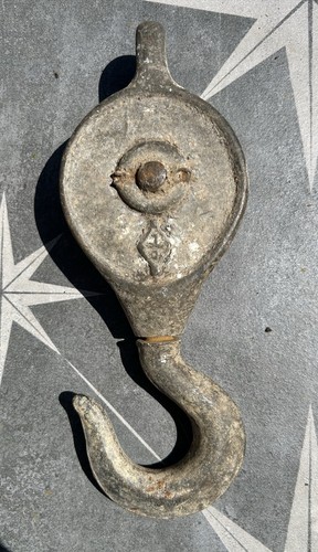 Vintage cast iron metal inch - iron,