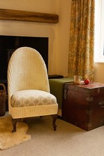 Bone White Lloyd Loom Bedroom