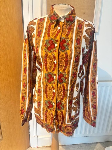 Vintage 70s beige white - 70s, red