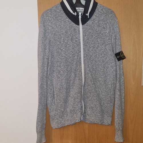 Mens stone island zip top - up,