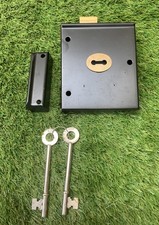 New Old Stock Vintage Union Rim Deadlock With 2 Keys B708