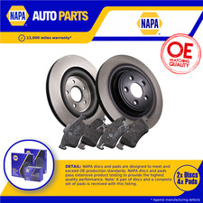 2x Vented Brake Discs and Pads