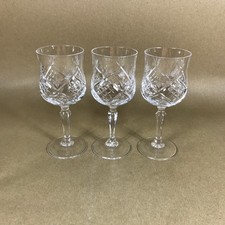 Set of 3 Cut Crystal Sherry