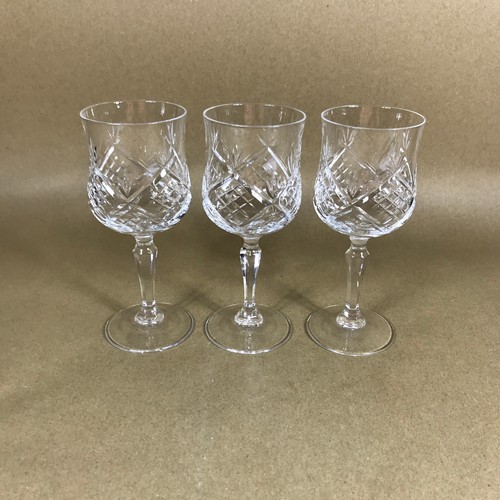 Set cut crystal - 3, sherry