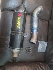 APRILLIA RSV4 /  TUONO V4 AKRAPOVIC EXHAUST AND LINK PIPE