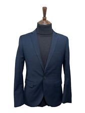 VENTUNO 21 Blazer Size Small 38 IT 48 Mens Suit Jacket Navy Blue*