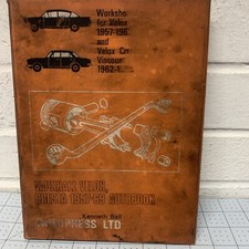 Auto press Vauxhall velox 1957-69 Manual 